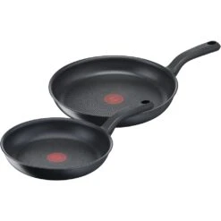 Tefal Pfannen-Set »G26791 Daily Chef«, Aluminium, (Set, 2 Tlg.), Aluminium, Antihaft, Thermo-Signal, Alle Herdarten, Induktion