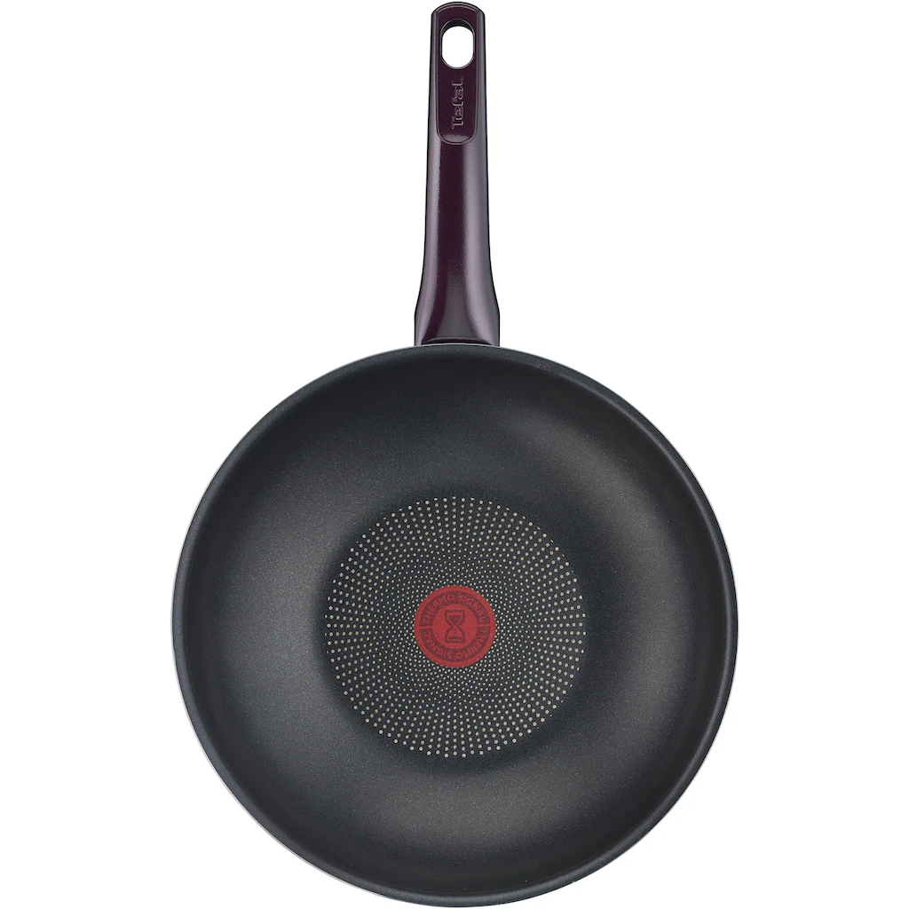 Tefal Wok »D52219 Resist Intense«, Aluminium, (1 Tlg.), Emaille, Antihaft, Thermo-Signal, Alle Herdarten Außer Induktion 4 Tefal Wok »D52219 Resist Intense«, Aluminium, (1 Tlg.), Emaille, Antihaft, Thermo-Signal, Alle Herdarten Außer Induktion – Bild 2