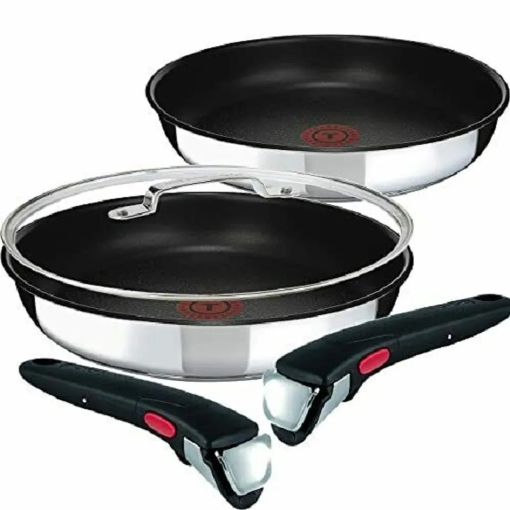 Tefal Pfannenset INGENIO PREFERENCE °24/28cm L94092 + Jamie Oliver Gravur Glasdeckel °28cm + 2 Griffe 3 Tefal Pfannenset INGENIO PREFERENCE °24/28cm L94092 + Jamie Oliver Gravur Glasdeckel °28cm + 2 Griffe