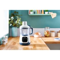 Tefal Stabmixer »HB55W4 Yummy Gourmet Babynahrungszubereiter«, 600 W, Inkl. Stabmixer, Spatel, Messbecher, Keramikvorratsbehälter,Rezeptbuch -Tefal 7297cf18ea95f703172163563c6ddb3d