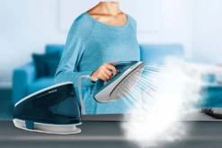 Tefal SV6115E0 Dampfbügelstation Dampfgenerator, Keramiksohle, 2200 Watt, 2 Min Aufheizzeit, Vertikaldampf, Anti-Kalk, Abschaltautomatik -Tefal 7634d7217d3e31315020a706515348c2