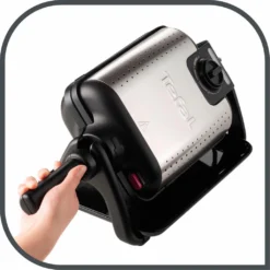 Tefal Waffeleisen »WM756D Kingsize«, 1200 W, Für 2 Belgische Waffeln, Mit Dreh-Funktion, Antihaftbeschichtet -Tefal 76c5ecf913dc8d959e1804021ebd381c