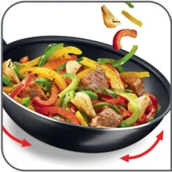 Tefal Wok »D52219 Resist Intense«, Aluminium, (1 Tlg.), Emaille, Antihaft, Thermo-Signal, Alle Herdarten Außer Induktion 12 Tefal Wok »D52219 Resist Intense«, Aluminium, (1 Tlg.), Emaille, Antihaft, Thermo-Signal, Alle Herdarten Außer Induktion -Tefal 7808734df5fdd411701ec99dce47d950