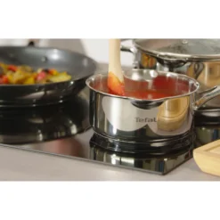 Tefal Topf-Set »Duetto+ G719S7«, Edelstahl 18/10, (Set, 7 Tlg., 7-teiliges Topfset Mit Stielkasserolle 16 Cm, Kochtopf 16/20/24 Cm), Hochwertiger Edelstahl, Hochglanzpoliert, Glasdeckel Mit Siebfunktion -Tefal 7995fe958e4650b2985c114e2b2883a1