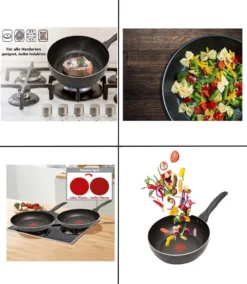 Tefal B30310 Cook&Clean Pfannenset 5tlg Hochrand, Pfanne 28cm + 30cm Hoher Rand, Teflon Antihaftbeschichtet, Bratpfanne Set Tief , Inkl. Deckel 12 Tefal B30310 Cook&Clean Pfannenset 5tlg Hochrand, Pfanne 28cm + 30cm Hoher Rand, Teflon Antihaftbeschichtet, Bratpfanne Set Tief , Inkl. Deckel -Tefal 7b14dcb8849c96da575b148d5f85e3b8