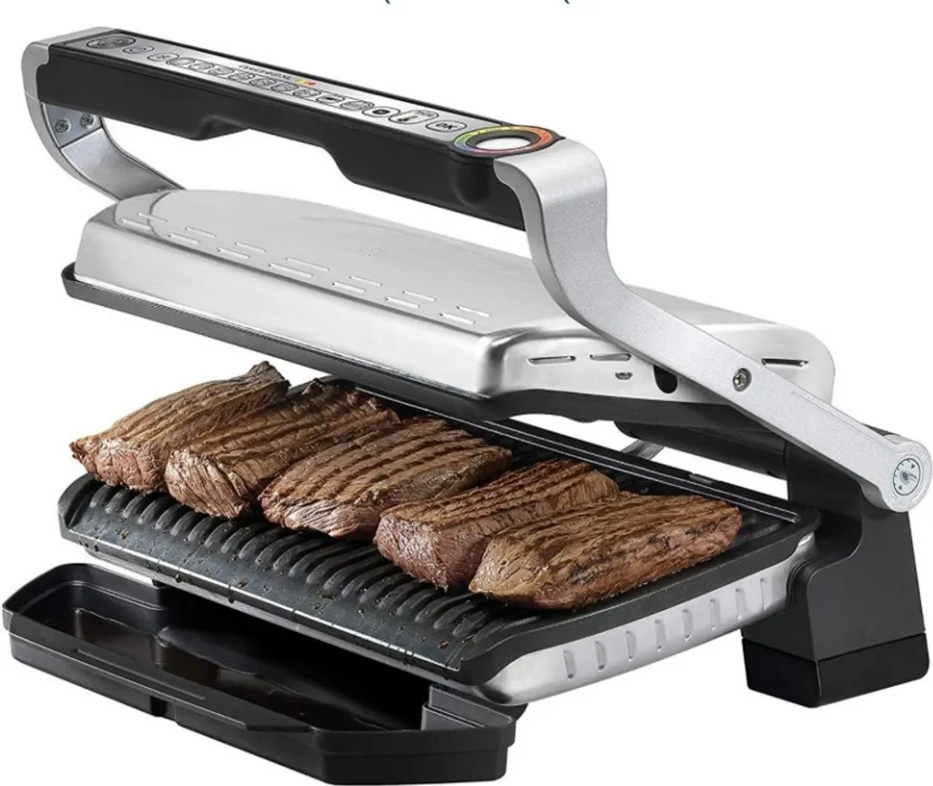 Tefal GC724D Optigrill Contactgrill 2000W Metallic XXL Mit Platte 9 Tefal GC724D Optigrill Contactgrill 2000W Metallic XXL Mit Platte – Bild 7