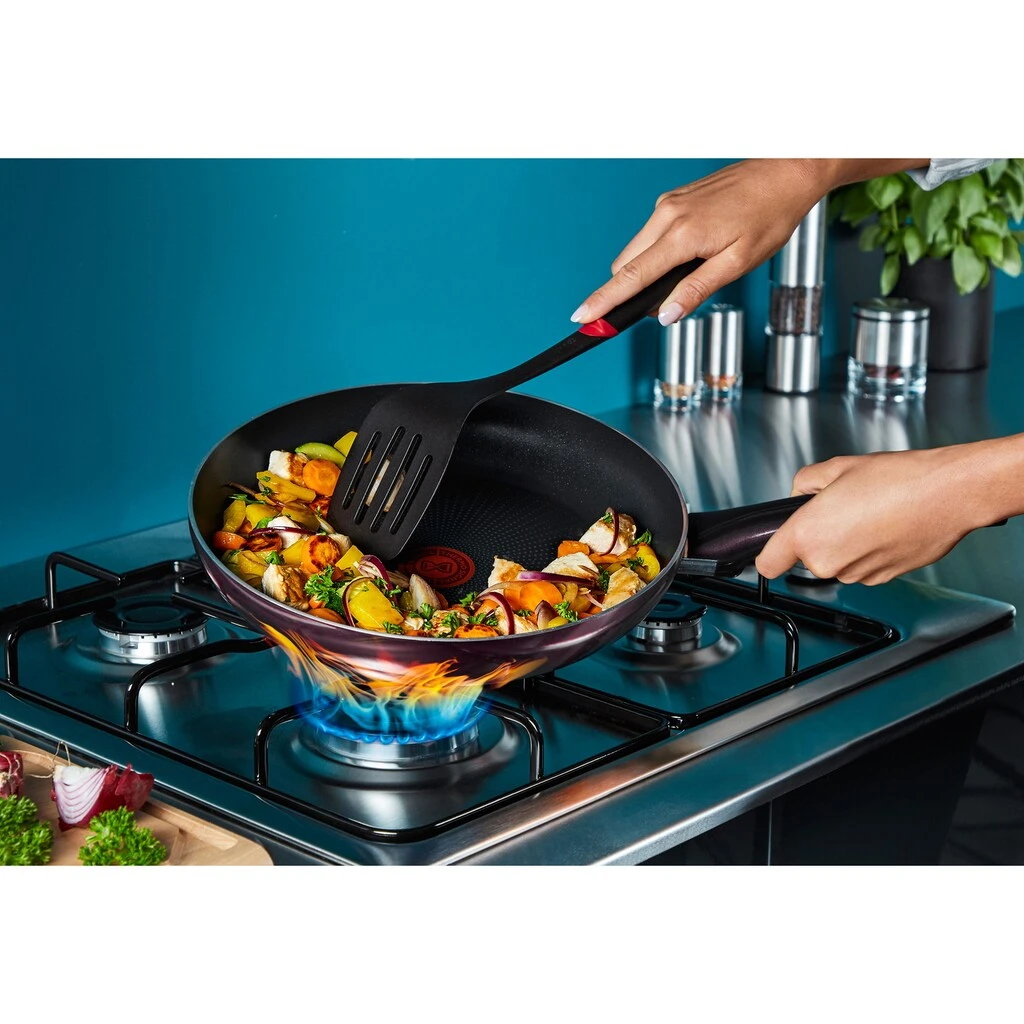 Tefal Bratpfanne »Resist Intense«, Aluminium, (1 Tlg.), Emaille, Antihaft, Thermo-Signal, Alle Herdarten Außer Induktion 5 Tefal Bratpfanne »Resist Intense«, Aluminium, (1 Tlg.), Emaille, Antihaft, Thermo-Signal, Alle Herdarten Außer Induktion – Bild 3
