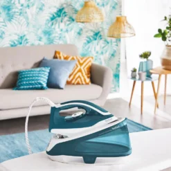 Tefal SV6115E0 Dampfbügelstation Dampfgenerator, Keramiksohle, 2200 Watt, 2 Min Aufheizzeit, Vertikaldampf, Anti-Kalk, Abschaltautomatik -Tefal 83436190e268a97bebc3b847920696eb