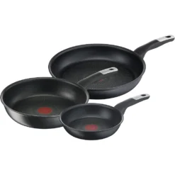 Tefal Pfannen-Set »G25591 Unlimited«, Aluminium, (Set, 3 Tlg.), Aluminium, Antihaft, Thermo-Signal, Alle Herdarten, Induktion, Set