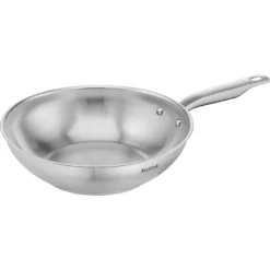 Tefal Wok »E49219 Virtuoso«, Edelstahl, (1 Tlg.), Edelstahl, Antihaftversiegelung, Thermo-Spot, Alle Herdarten,Induktion