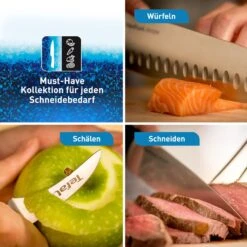 Tefal Kochmesser »Ice Force«, (1 Tlg.), Eishärtung, Dauerhafte Leistungsstärke, Edelstahl/Schwarz -Tefal 8b694926ad93263d1b3b22ffc5b1e56a