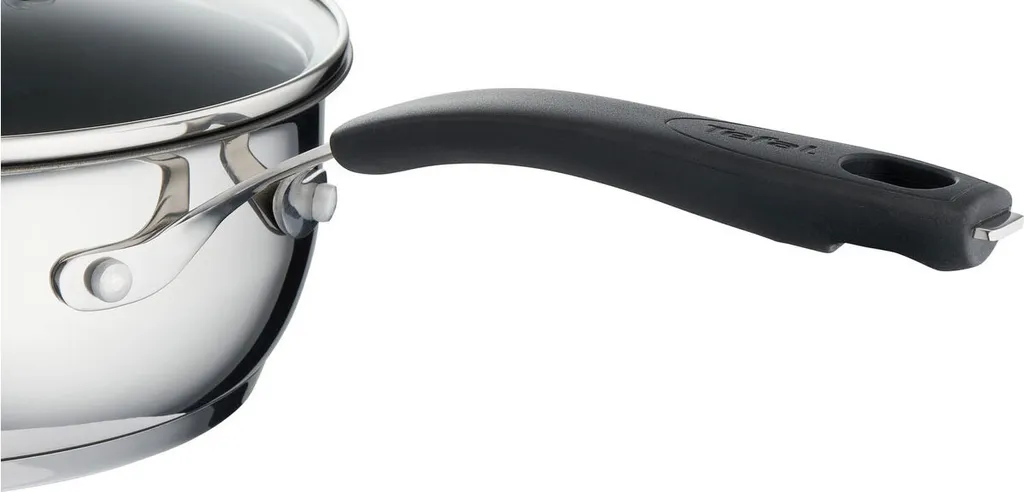 Tefal G7155S14 Cook&Cool Edelstahl Topfset 5-teilig Mit Glasdeckel Inkl. 28 Cm Bratpfanne Mit ThermoSpot, Für Alle Herdarten 10 Tefal G7155S14 Cook&Cool Edelstahl Topfset 5-teilig Mit Glasdeckel Inkl. 28 Cm Bratpfanne Mit ThermoSpot, Für Alle Herdarten – Bild 8