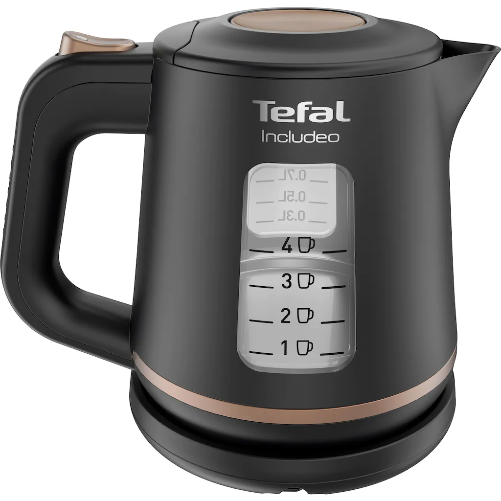 Tefal Wasserkocher »KI5338 Includeo«, 1 L, 2400 W, Anti-Rutsch-Griff, Wasserstandsanzeige, Herausnehmbarer Filter 3 Tefal Wasserkocher »KI5338 Includeo«, 1 L, 2400 W, Anti-Rutsch-Griff, Wasserstandsanzeige, Herausnehmbarer Filter