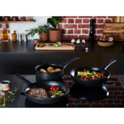 Tefal Pfannen-Set »Ultimate On G26090«, Aluminium, (Set, 3 Tlg.), Antihaftversiegelung, Temperaturanzeiger, Induktion, 20/24/28 Cm -Tefal 933ff723ac5acd8d33280fdd6032627f