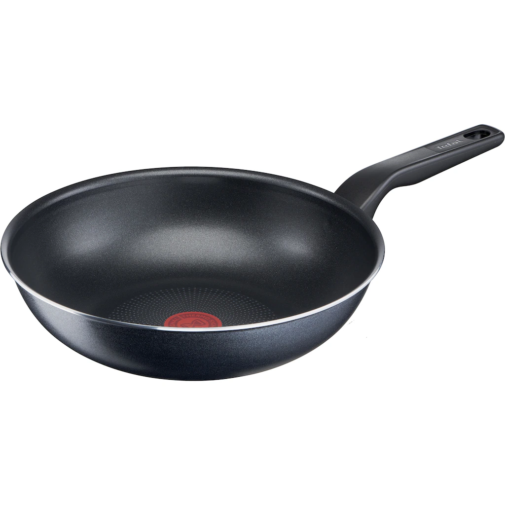 Tefal Wok »C38519 XL Force«, Aluminium, (1 Tlg.), Antihaft, Thermo-Signal, Tiefe Form, Alle Herdarten Außer Induktion 3 Tefal Wok »C38519 XL Force«, Aluminium, (1 Tlg.), Antihaft, Thermo-Signal, Tiefe Form, Alle Herdarten Außer Induktion
