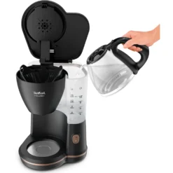 Tefal Filterkaffeemaschine »CM5338 Incluedo«, 1,25 L Kaffeekanne, 1,25 L, 10 - 15 Tassen, Herausnehmbarer Filtereinsatz Mit Zwei Griffen -Tefal a1cd9bdf4302366424d5e01d47c6cc07
