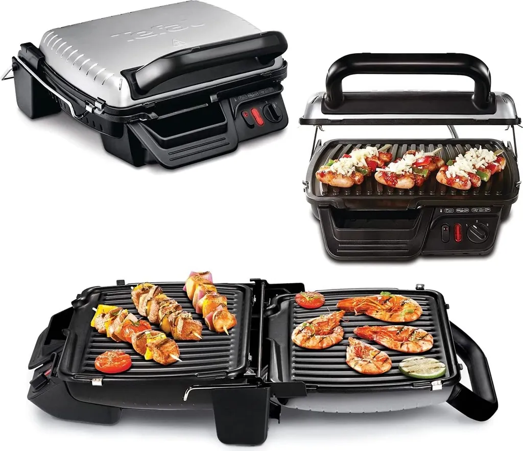 Tefal GC 3060 3in1 Kontaktgrill Schwarz / Silber 18 Tefal GC 3060 3in1 Kontaktgrill Schwarz / Silber – Bild 16