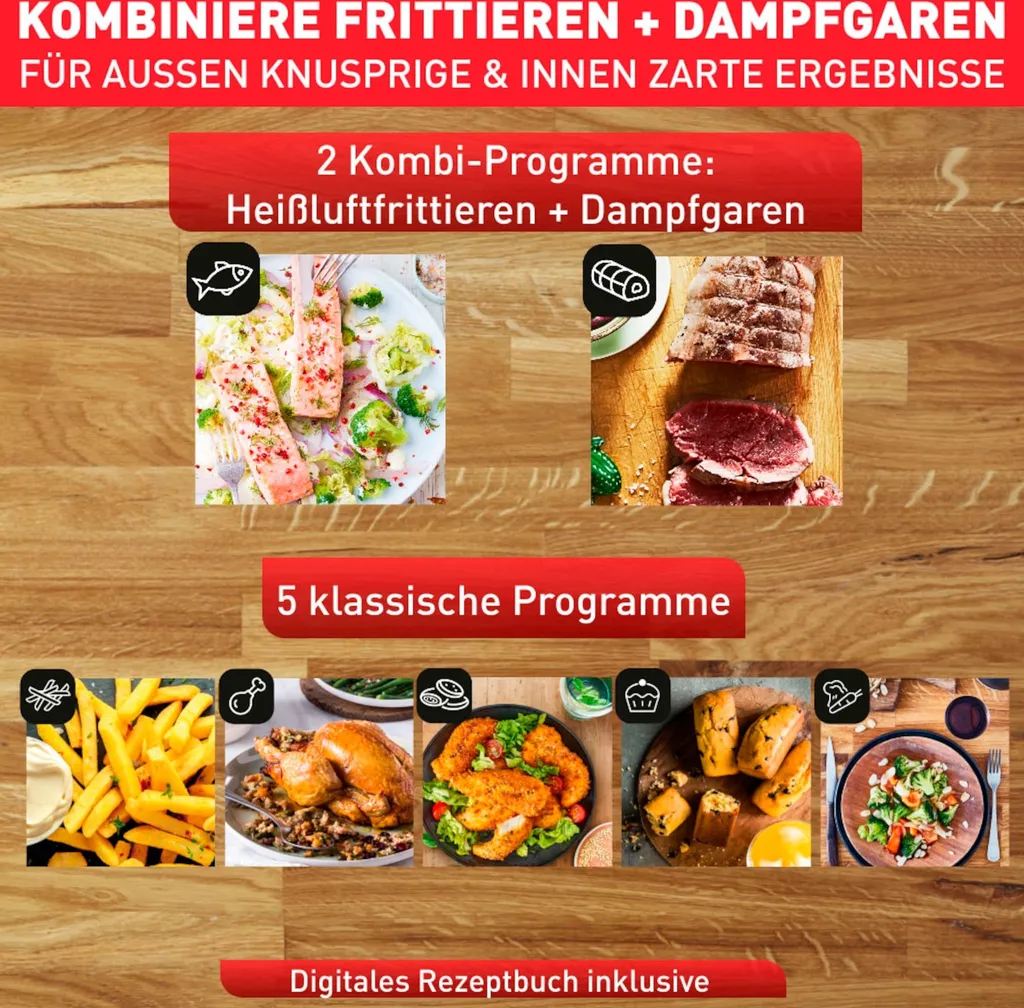 Tefal Tefa Fritteuse Easy Fry Grill & Steam Bk FW 2018 9 Tefal Tefa Fritteuse Easy Fry Grill & Steam Bk FW 2018 – Bild 7