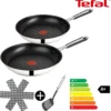 Tefal J90929 Jamie Oliver Pfannenset Induktion 4 TLG, Set Angebot, Pfanne 28 Cm + Pfanne 24 Cm, Edelstahl -Tefal a29b1ea20742bbf07229077f1361d869