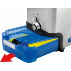 Tefal Kaltzonenfritteuse »FR8040 Oleoclean Pro Inox & Design«, 2300 W, 1,2 Kg, Herausnehmbarer Ölbehälter, Automatische Öl/Fett Filterung -Tefal a53b6084c58e0210d17aa436871658cd