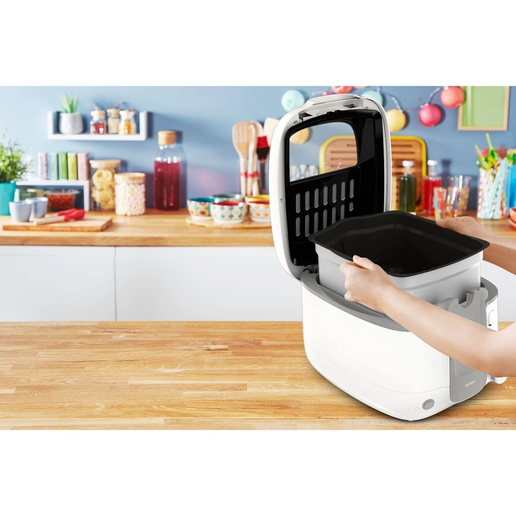 Tefal Fritteuse »FR3100 Super Uno Access«, 1800 W, Fassungsvermögen 2,2 L, 2,2 L, Spülmaschinengeeignete Teile, Einfaches Reinigen, Geruchsfilter 8 Tefal Fritteuse »FR3100 Super Uno Access«, 1800 W, Fassungsvermögen 2,2 L, 2,2 L, Spülmaschinengeeignete Teile, Einfaches Reinigen, Geruchsfilter – Bild 6