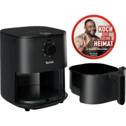 Tefal Heißluftfritteuse »EY1308 Easy Fry Essential«, 1030 W, Kompaktes Design, Energiesparend, Knusprige Ergebnisse, Gesund Kochen -Tefal a903adf68b8f015db660e0b43155e81a