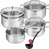 Tefal G719S734 DUETTO 8-tlg.Set 3x Kochtopf/Glasdeckel + Stieltopf + Suppenkelle 2 Tefal G719S734 DUETTO 8-tlg.Set 3x Kochtopf/Glasdeckel + Stieltopf + Suppenkelle -Tefal a9945a51476cedd12807e19f05e82689