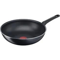Tefal Wok »B55519 Easy Cook & Clean«, Aluminium, (1 Tlg.), Aluminium, Antihaft, Thermo-Signal, Alle Herdarten Außer Induktion