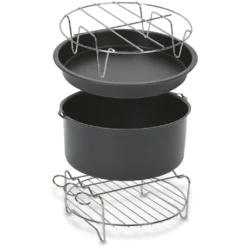 Tefal Küchenmaschinen Zubehör-Set »XA1120 Für Heißluftfritteuse Tefal Easy Fry XL«, (Set, 4 Tlg.)