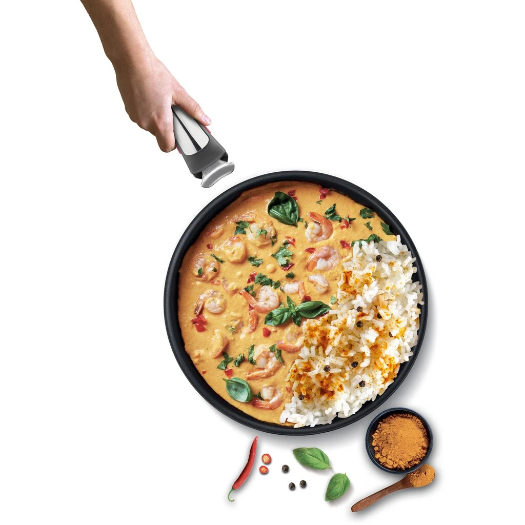 Tefal Pfannen-Set »Ingenio Preference On«, Edelstahl, (Set, 3 Tlg.), Antihaft, Abnehmbarer Griff, Thermo-Signal, Alle Herdarten, Induktion 6 Tefal Pfannen-Set »Ingenio Preference On«, Edelstahl, (Set, 3 Tlg.), Antihaft, Abnehmbarer Griff, Thermo-Signal, Alle Herdarten, Induktion – Bild 4