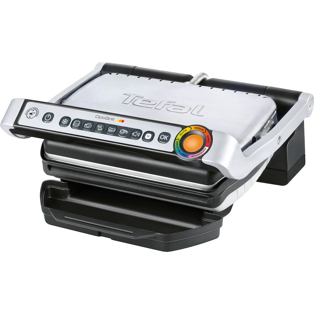 Tefal Kontaktgrill »Optigrill GC705D«, 2000 W, 6 Programme; Passt Temperatur Und Grillzyklus Ans Grillgut An 4 Tefal Kontaktgrill »Optigrill GC705D«, 2000 W, 6 Programme; Passt Temperatur Und Grillzyklus Ans Grillgut An – Bild 2