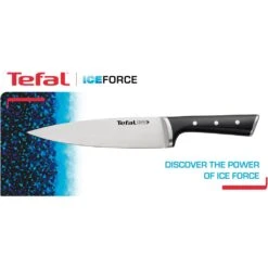 Tefal Kochmesser »Ice Force«, (1 Tlg.), Eishärtung, Dauerhafte Leistungsstärke, Edelstahl/Schwarz -Tefal b3b9c52f35321c04b485674fcbbba0b4