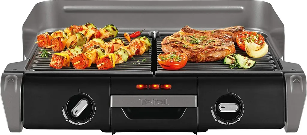 Tefal TG8000 Kontaktgrill Schwarz-silber 4 Tefal TG8000 Kontaktgrill Schwarz-silber – Bild 2
