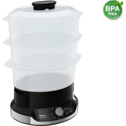 Tefal Dampfgarer »VC2048 Ultracompact«, 800 W, 3 Aufsätze, 60-Minuten-Timer, 9-L-Kapazität, Inkl. Reis-Einsatz -Tefal b99cfe0455e444ca2c3488b31a36a665