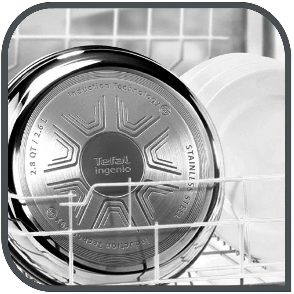 Tefal Pfannenset INGENIO 24/28cm L94092 + 2 X Jamie Oliver Glasdeckel 24/28cm + 2 Griffe + Ingenio Pfannenwender 10 Tefal Pfannenset INGENIO 24/28cm L94092 + 2 X Jamie Oliver Glasdeckel 24/28cm + 2 Griffe + Ingenio Pfannenwender – Bild 8