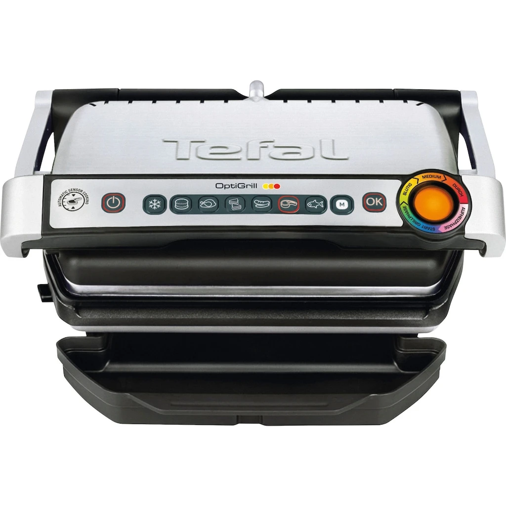Tefal Kontaktgrill »Optigrill GC705D«, 2000 W, 6 Programme; Passt Temperatur Und Grillzyklus Ans Grillgut An 5 Tefal Kontaktgrill »Optigrill GC705D«, 2000 W, 6 Programme; Passt Temperatur Und Grillzyklus Ans Grillgut An – Bild 3