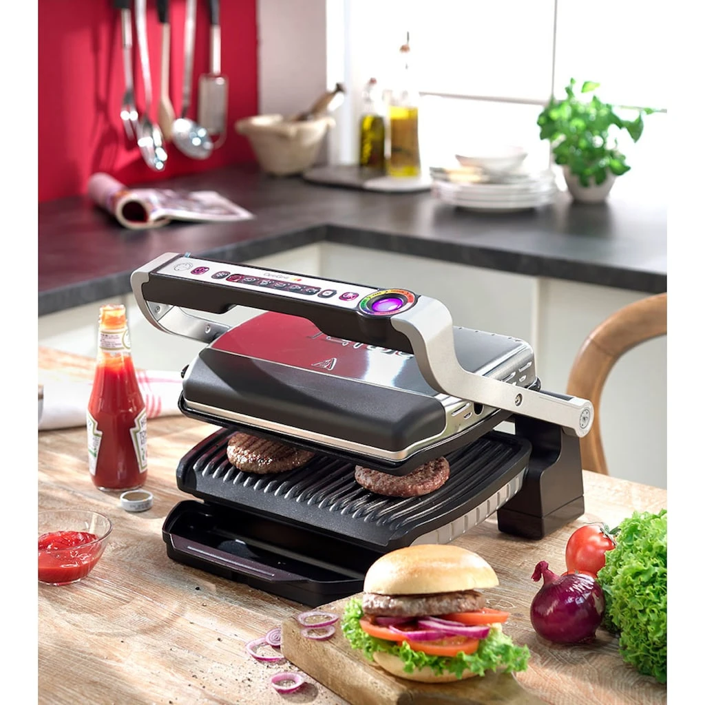 Tefal Kontaktgrill »Optigrill GC705D«, 2000 W, 6 Programme; Passt Temperatur Und Grillzyklus Ans Grillgut An 7 Tefal Kontaktgrill »Optigrill GC705D«, 2000 W, 6 Programme; Passt Temperatur Und Grillzyklus Ans Grillgut An – Bild 5