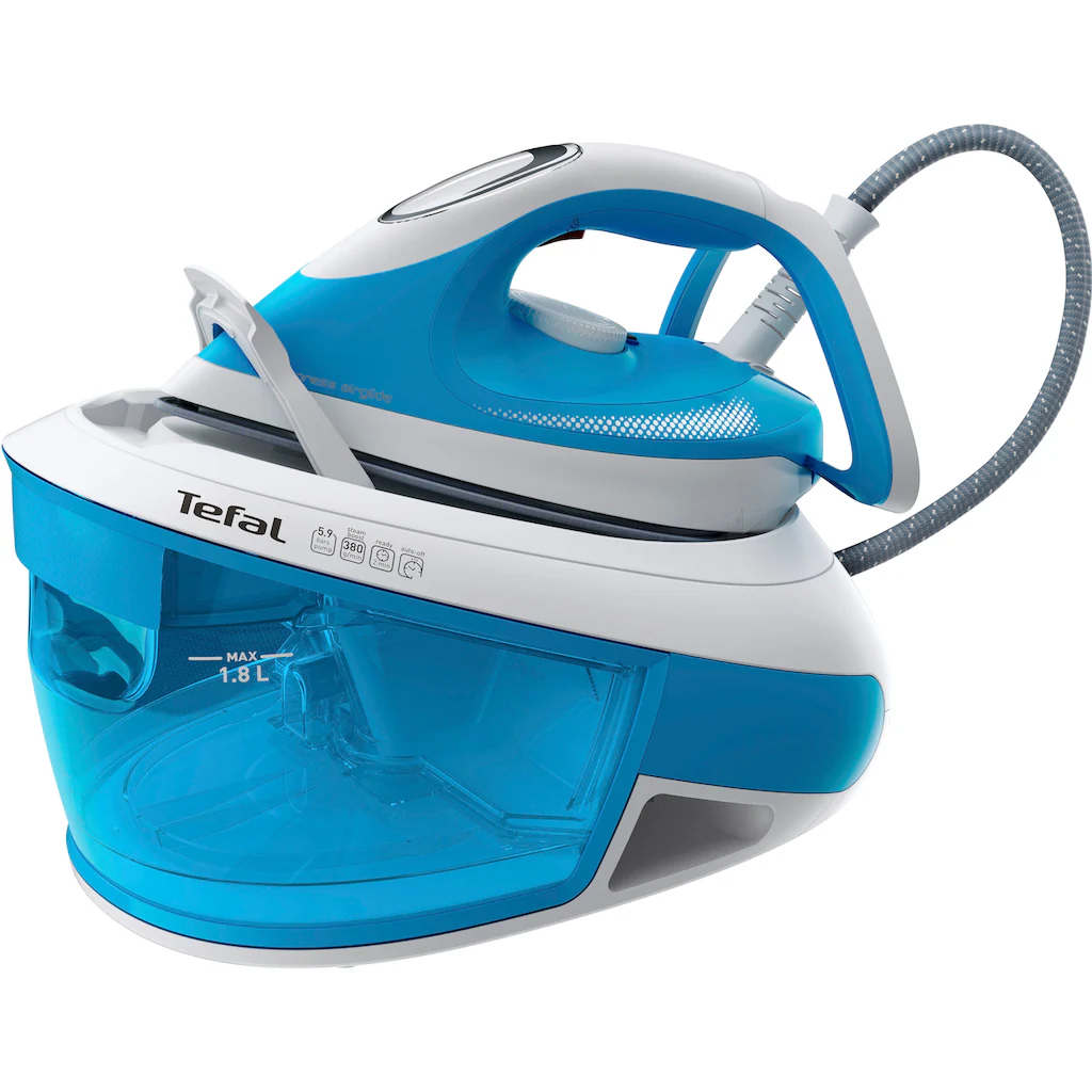 Tefal Dampfbügelstation »Tefal SV8002 Express Airglide«, Hohe Gleitfähigkeit, CalcClear, Verriegelungssystem, Energiesparmodus 3 Tefal Dampfbügelstation »Tefal SV8002 Express Airglide«, Hohe Gleitfähigkeit, CalcClear, Verriegelungssystem, Energiesparmodus