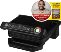 Tefal OptiGrill GC7058 Schwarz -Tefal c256ac59bad562da5d3d042bff7eb0f1