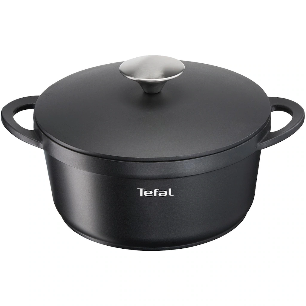 Tefal Schmortopf »Trattoria«, Aluminiumguss, (1 Tlg.), Aluguss, Antihaftversiegelung, Mit Deckel, Alle Herdarten, Induktion 3 Tefal Schmortopf »Trattoria«, Aluminiumguss, (1 Tlg.), Aluguss, Antihaftversiegelung, Mit Deckel, Alle Herdarten, Induktion