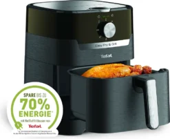 Tefal Easy Fry & Grill Classic, 2-In-1, Heißluftfritteuse + Grill, EY5018 23 Tefal Easy Fry & Grill Classic, 2-In-1, Heißluftfritteuse + Grill, EY5018 -Tefal c3e7551ddcdfdfc02a6b1699960bfd1f