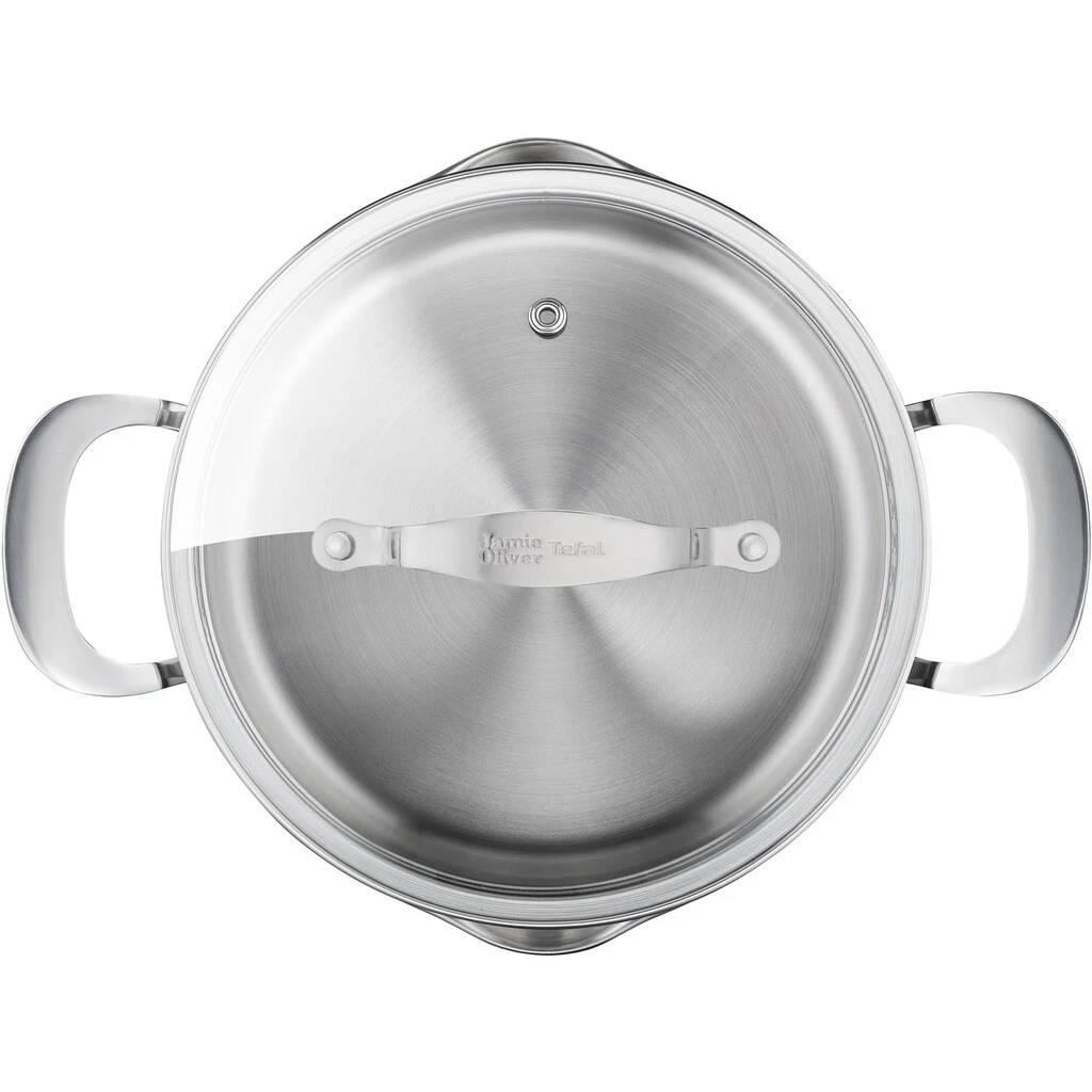 Tefal Topf-Set »E311S7 Jamie Oliver Cook Smart«, Edelstahl, (Set, 7 Tlg.), Edelstahl-Topfset By Jamie Oliver, Alle Herdarten, Induktion 6 Tefal Topf-Set »E311S7 Jamie Oliver Cook Smart«, Edelstahl, (Set, 7 Tlg.), Edelstahl-Topfset By Jamie Oliver, Alle Herdarten, Induktion – Bild 4