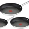 Tefal Duetto 3-teiliges Bratpfannen-Set, 20/24/28 Cm, Antihaftbeschichtung, Geeignet Für Alle Herdarten, Auch Für Induktionsherde, Edelstahl/schwarz -Tefal cbecb3251ec98664c7af3382a5f83193