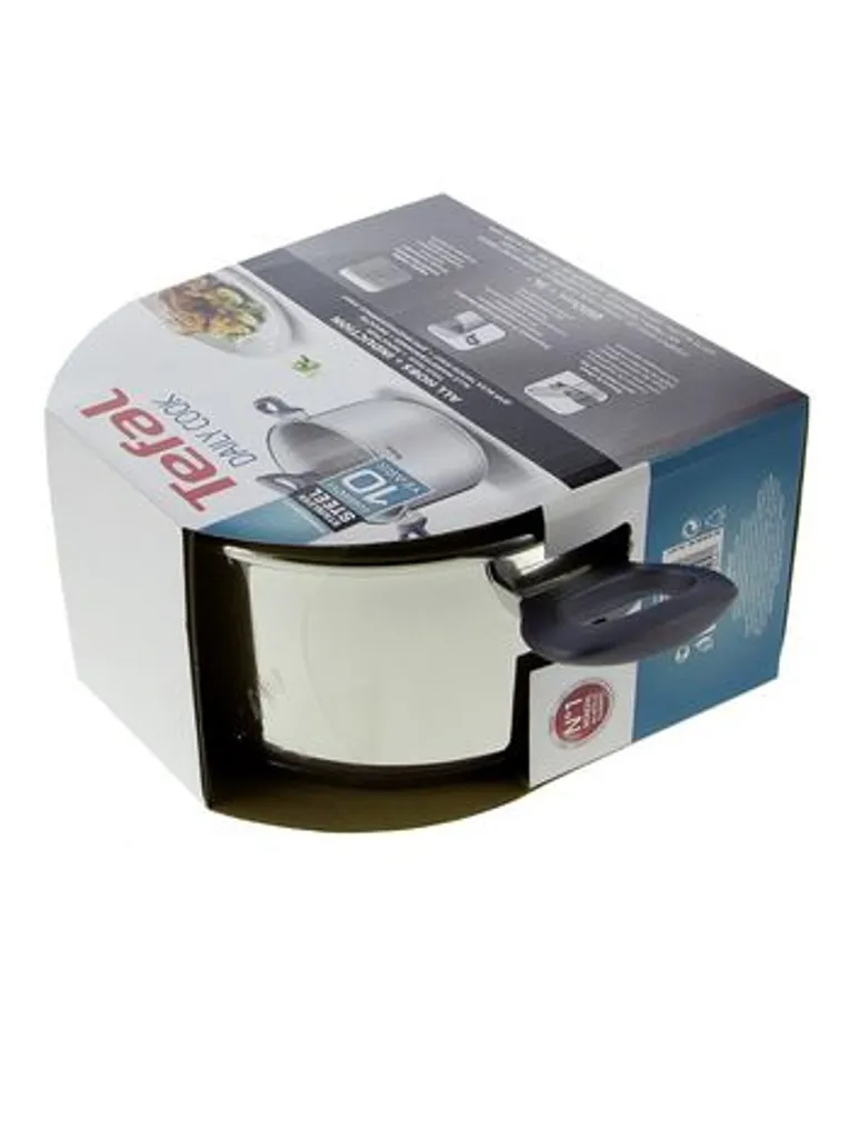 Tefal G7124414, 2,5 L, Rund, Edelstahl, Edelstahl, Keramik, Gas, Halogen, Induktion, 175 °C 4 Tefal G7124414, 2,5 L, Rund, Edelstahl, Edelstahl, Keramik, Gas, Halogen, Induktion, 175 °C – Bild 2