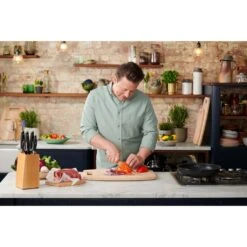 Tefal Brotmesser »Jamie Oliver K26703«, (1 Tlg.), Hohe Leistung, Unverwechselbares Design, Widerstandsfähig/langlebig -Tefal cd061177ff75e2a45da48ad2d629776a
