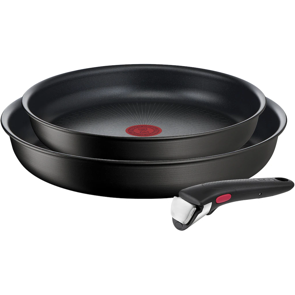 Tefal Pfannen-Set »Ingenio Unlimited L76389«, Aluminium, (Set, 3 Tlg.), Stapelbar, Antihaftversiegelung, Induktion, Made In France, Kompakt 3 Tefal Pfannen-Set »Ingenio Unlimited L76389«, Aluminium, (Set, 3 Tlg.), Stapelbar, Antihaftversiegelung, Induktion, Made In France, Kompakt