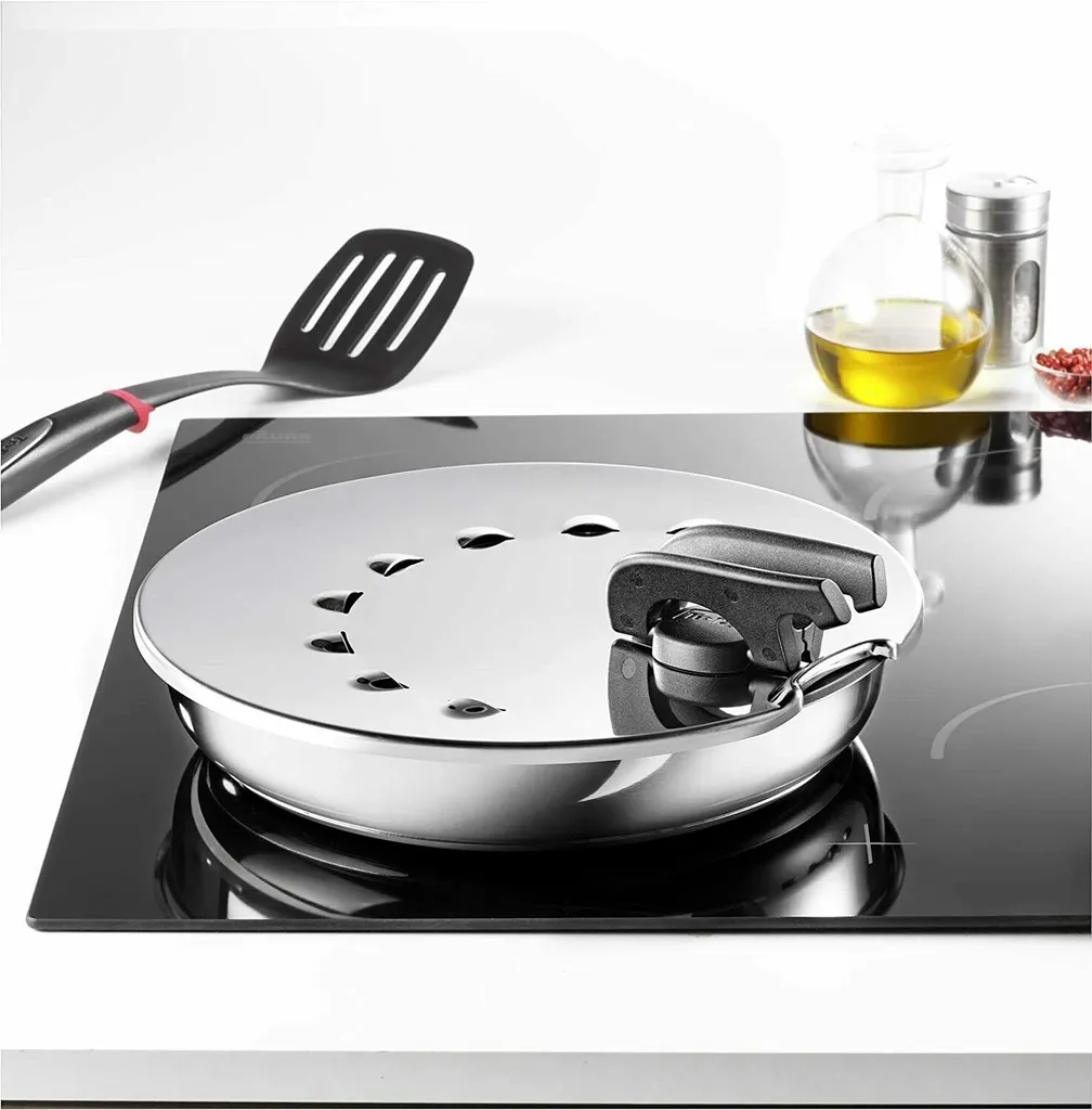 Tefal Pfannenset INGENIO 24/28cm L94092 + 2 X Jamie Oliver Glasdeckel 24/28cm + 2 Griffe + Ingenio Pfannenwender 7 Tefal Pfannenset INGENIO 24/28cm L94092 + 2 X Jamie Oliver Glasdeckel 24/28cm + 2 Griffe + Ingenio Pfannenwender – Bild 5
