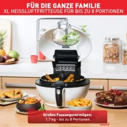 Tefal Heißluftfritteuse »YV9700 ActiFry Genius XL 2in1«, 1500 W, Kapazität 1,7 Kg, Inkl. Rührarm, 9 Aut. Programme, Gesund Frittieren -Tefal dd446e1a537c32324f0478be1af99efa