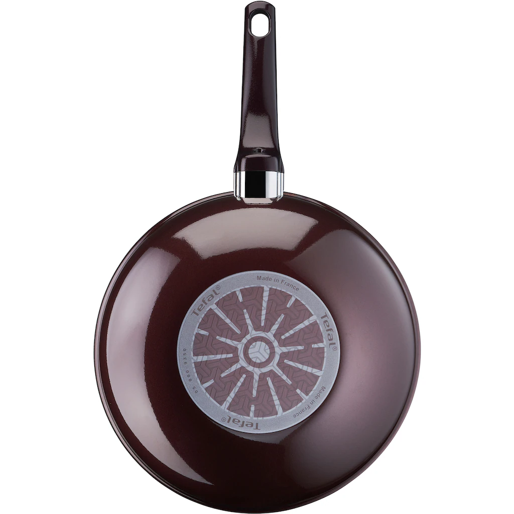 Tefal Wok »D52219 Resist Intense«, Aluminium, (1 Tlg.), Emaille, Antihaft, Thermo-Signal, Alle Herdarten Außer Induktion 5 Tefal Wok »D52219 Resist Intense«, Aluminium, (1 Tlg.), Emaille, Antihaft, Thermo-Signal, Alle Herdarten Außer Induktion – Bild 3