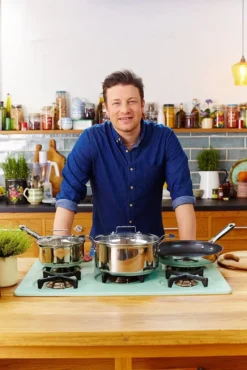 Tefal E43510 Jamie Oliver Pfannenset 5 Tlg 20,26,28cm Edelstahl Pfannen Bratpfannen Mit Deckel Pfanne Teflon Induktion Induktionsgeeignet Ofenfest Antihaftbeschichtet -Tefal dd742e32d92b7f445884af623d12a14a